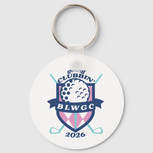 Golf Bag Tag - personalized キーホルダー (正面)
