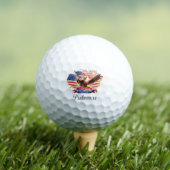 Golf Ball Blessed Happy 250th Birthday USA! ゴルフボール (インサイチュ 木)
