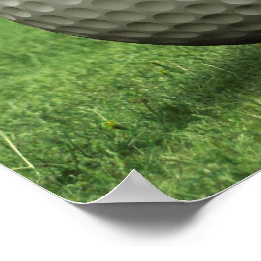 Golf Ball Course Poster ポスター (角)