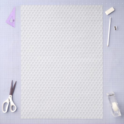 Golf Ball Dimples Classic Sports Golfing 薄葉紙 (クラフト)