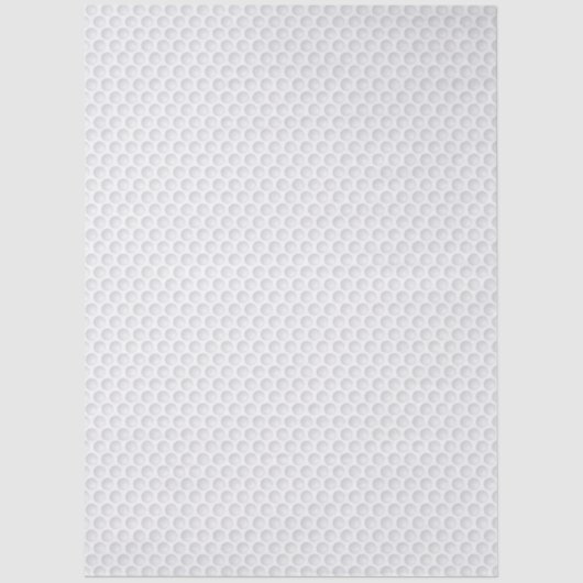 Golf Ball Dimples Classic Sports Golfing 薄葉紙 (正面)