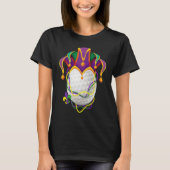 Golf Ball Jester Hat Mardi Gras Parade Beads Mardi Tシャツ (正面)