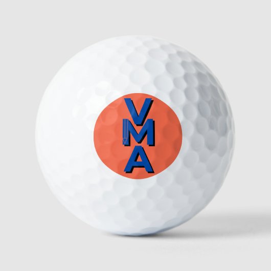 golf ball with logo ゴルフボール (正面)