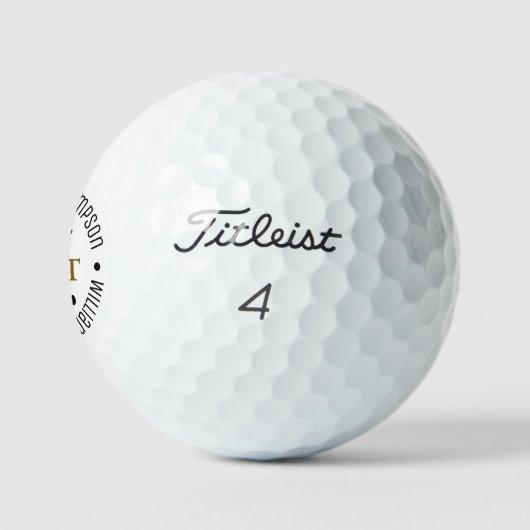 Golf Ball with Monogram for King Golfer ゴルフボール (ロゴ)