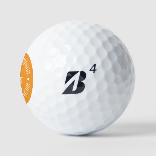 Golf Ball with Monogram for Stylish Golfers ゴルフボール (ロゴ)