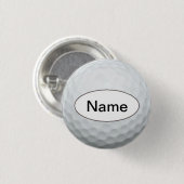 golf ball with your name on it 缶バッジ (正面&裏面)