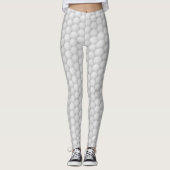 Golf Balls Abstract Design Leggings レギンス (正面)