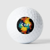 Golf Balls Code ゴルフボール (正面)