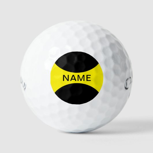 Golf Balls Personalized with Name for Stylish Play ゴルフボール (正面)