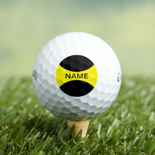 Golf Balls Personalized with Name for Stylish Play ゴルフボール (インサイチュ 木)
