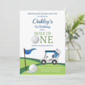 Golf Birthday Party Invitation 招待状 (スタンド正面)