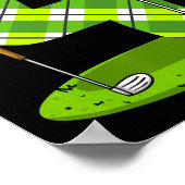 Golf Birthday Shirt For Kids 4th Birthday Party Go ポスター (角)