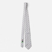 Golf Boston Terrier (black) Cute Dog ネクタイ (裏面)