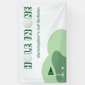 Golf Boy 1st Birthday 横断幕 (縦)