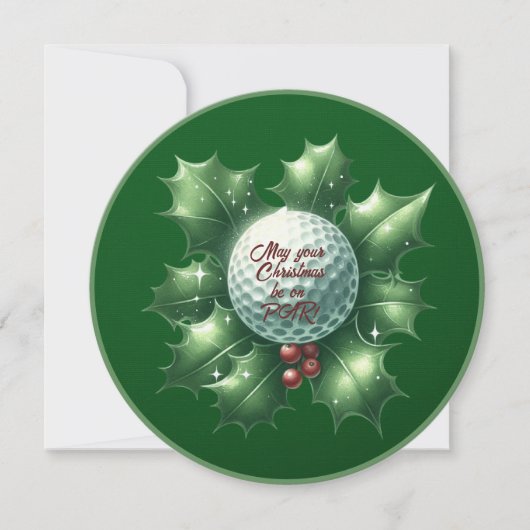 Golf Buddy Christmas Greeting Card シーズンカード (正面)
