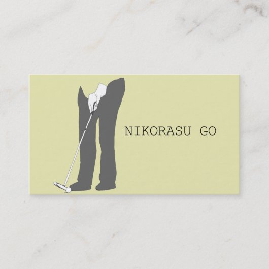 GOLF BUSINESS CARD 名刺 (正面)
