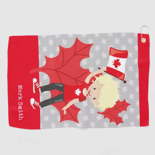 Golf Canada   ゴルフタオル (横)