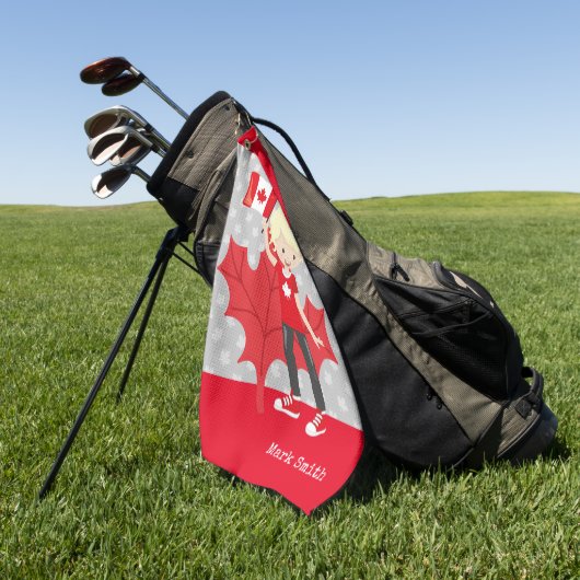 Golf Canada   ゴルフタオル (グリーン)