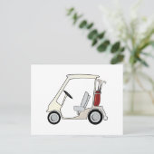 golf_cart ポストカード (スタンド正面)