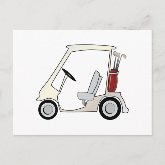 golf_cart ポストカード (正面)