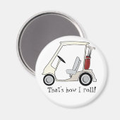 golf_cart マグネット (正面/裏面)