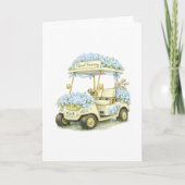 Golf Cart Birthday or Encouragement Card カード (正面)