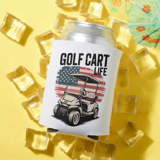 Golf Cart Life Husband Golfing Golfer Lover 缶クーラー (インサイチュ 夏)