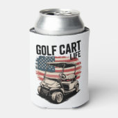 Golf Cart Life Husband Golfing Golfer Lover 缶クーラー (缶正面)