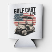 Golf Cart Life Husband Golfing Golfer Lover 缶クーラー (正面)