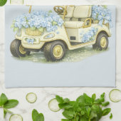 Golf Cart Tea Towel Gift for Women キッチンタオル (折り畳み)