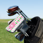 Golf Chic Argyle Monogram Putter Club Cover ゴルフヘッドカバー (インサイチュ)
