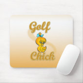 Golf  Chick マウスパッド (マウス)
