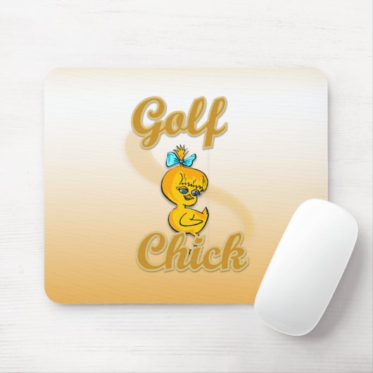 Golf Chick マウスパッド (マウス)