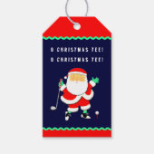 Golf Christmas ギフトタグ (正面)