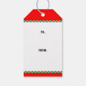 Golf Christmas ギフトタグ (裏面)