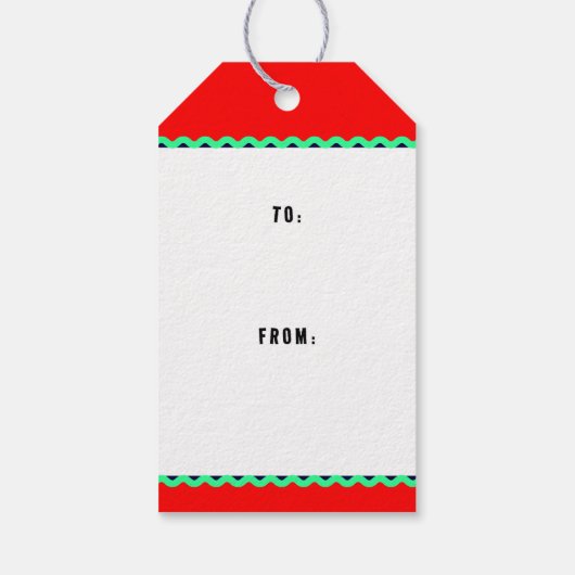 Golf Christmas ギフトタグ (裏面)