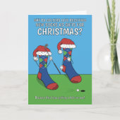 Golf Christmas シーズンカード (正面)