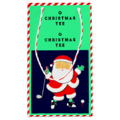 Golf Christmas スモールペーパーバッグ (裏面)