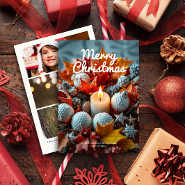 Golf Christmas Candle ・家族写真 シーズンカード