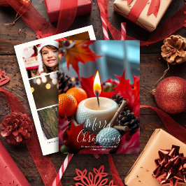 Golf Christmas Candle ・家族写真 シーズンカード