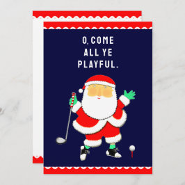 Golf Christmas Greeting シーズンカード