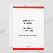 Golf Christmas Greeting シーズンカード (裏面)