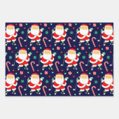 Golf Christmas Holiday Gift ラッピングペーパーシート (正面)