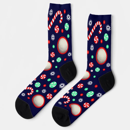 Golf Christmas Holiday Gifts Socks ソックス (左)