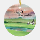 Golf Christmas Ornament  セラミックオーナメント (正面)