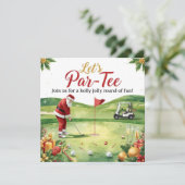 Golf Christmas Party Let’s Par tee with Santa  招待状 (スタンド正面)