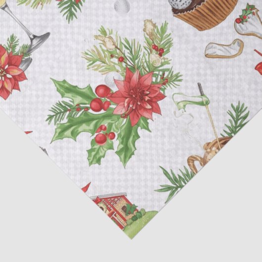 Golf Christmas Party with golf bakery themed 薄葉紙 (詳細)