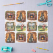 Golf Christmas Party with golf themed 薄葉紙 (クラフト)