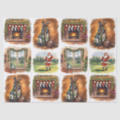 Golf Christmas Party with golf themed 薄葉紙 (正面)