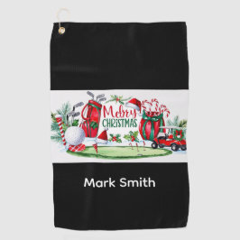 Golf Christmas themed   ゴルフタオル